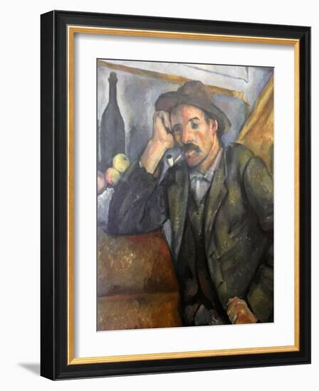 Smoker, C1890-C1892-Paul Cézanne-Framed Giclee Print