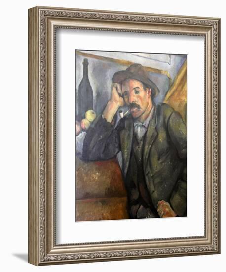 Smoker, C1890-C1892-Paul Cézanne-Framed Giclee Print