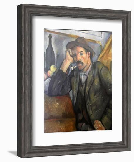 Smoker, C1890-C1892-Paul Cézanne-Framed Giclee Print