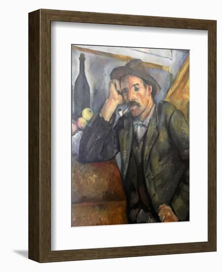 Smoker, C1890-C1892-Paul Cézanne-Framed Giclee Print