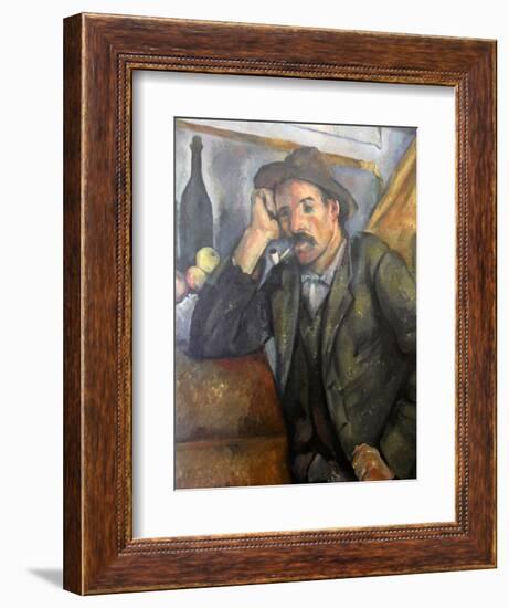 Smoker, C1890-C1892-Paul Cézanne-Framed Giclee Print