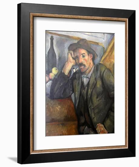 Smoker, C1890-C1892-Paul Cézanne-Framed Giclee Print