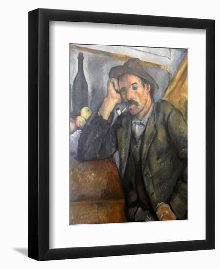 Smoker, C1890-C1892-Paul Cézanne-Framed Giclee Print