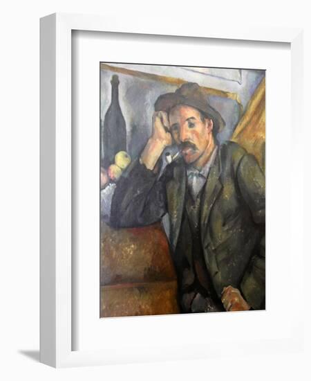 Smoker, C1890-C1892-Paul Cézanne-Framed Giclee Print