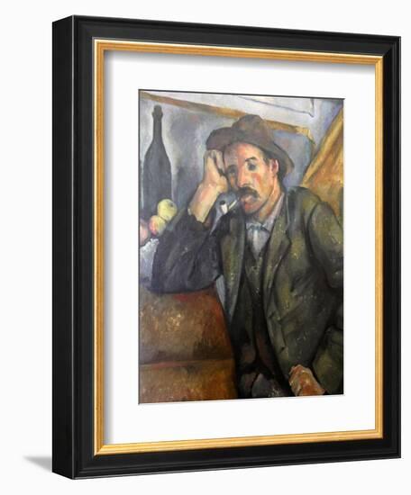 Smoker, C1890-C1892-Paul Cézanne-Framed Giclee Print