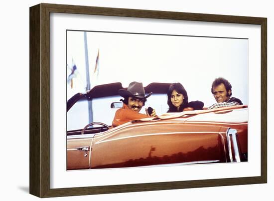 Smokey and the Bandit, Burt Reynolds, Sally Field, Jerry Reed, 1977-null-Framed Premium Photographic Print