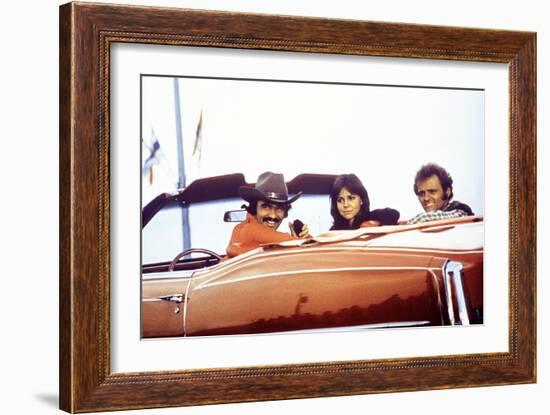 Smokey and the Bandit, Burt Reynolds, Sally Field, Jerry Reed, 1977-null-Framed Premium Photographic Print