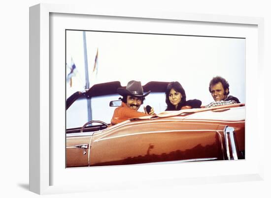 Smokey and the Bandit, Burt Reynolds, Sally Field, Jerry Reed, 1977-null-Framed Premium Photographic Print