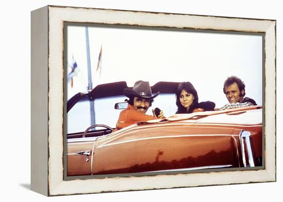 Smokey and the Bandit, Burt Reynolds, Sally Field, Jerry Reed, 1977-null-Framed Stretched Canvas