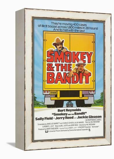 Smokey and the Bandit, Burt Reynolds (top), Jackie Gleason, 1977-null-Framed Stretched Canvas