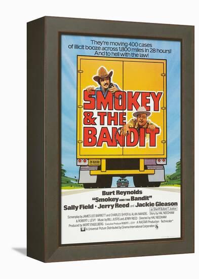 Smokey and the Bandit, Burt Reynolds (top), Jackie Gleason, 1977-null-Framed Stretched Canvas