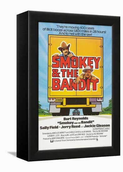 Smokey and the Bandit, Burt Reynolds (top), Jackie Gleason, 1977-null-Framed Stretched Canvas