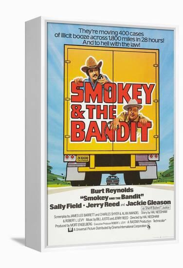 Smokey and the Bandit, Burt Reynolds (top), Jackie Gleason, 1977-null-Framed Stretched Canvas