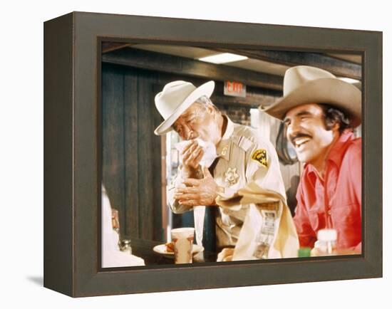 Smokey And The Bandit, Jackie Gleason, Burt Reynolds, 1977-null-Framed Stretched Canvas