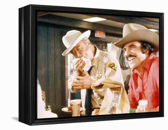 Smokey And The Bandit, Jackie Gleason, Burt Reynolds, 1977-null-Framed Stretched Canvas