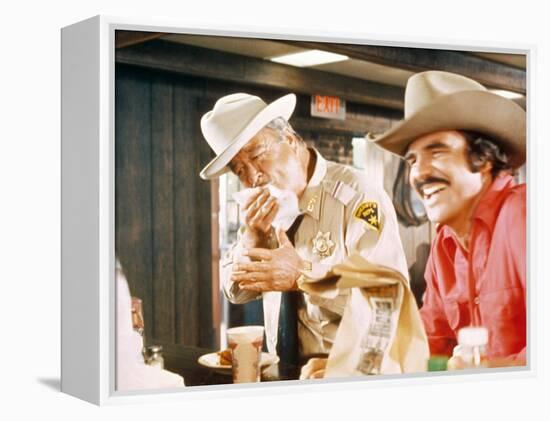 Smokey And The Bandit, Jackie Gleason, Burt Reynolds, 1977-null-Framed Stretched Canvas