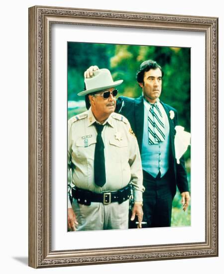 Smokey And The Bandit, Jackie Gleason, Mike Henry, 1977-null-Framed Photo