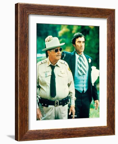 Smokey And The Bandit, Jackie Gleason, Mike Henry, 1977-null-Framed Photo