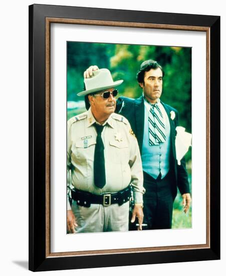 Smokey And The Bandit, Jackie Gleason, Mike Henry, 1977-null-Framed Photo