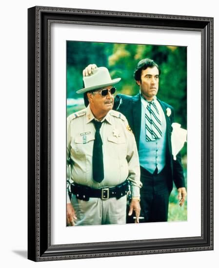 Smokey And The Bandit, Jackie Gleason, Mike Henry, 1977-null-Framed Photo