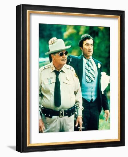 Smokey And The Bandit, Jackie Gleason, Mike Henry, 1977-null-Framed Photo