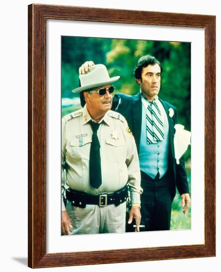 Smokey And The Bandit, Jackie Gleason, Mike Henry, 1977-null-Framed Photo