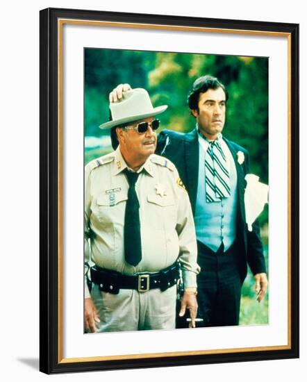 Smokey And The Bandit, Jackie Gleason, Mike Henry, 1977-null-Framed Photo