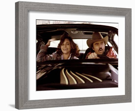 Smokey And The Bandit, Sally Field, Burt Reynolds, 1977-null-Framed Photo