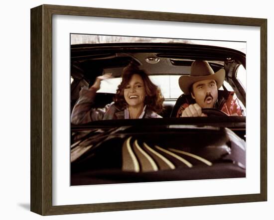 Smokey And The Bandit, Sally Field, Burt Reynolds, 1977-null-Framed Photo