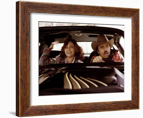 Smokey And The Bandit, Sally Field, Burt Reynolds, 1977-null-Framed Photo