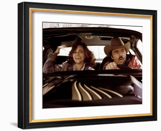 Smokey And The Bandit, Sally Field, Burt Reynolds, 1977-null-Framed Photo