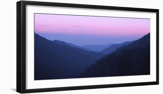 Smokey Mountain Twilight-Steven Maxx-Framed Photographic Print