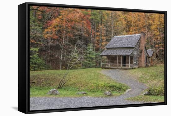 Smokies Cabin 2 (Hw)-Galloimages Online-Framed Stretched Canvas