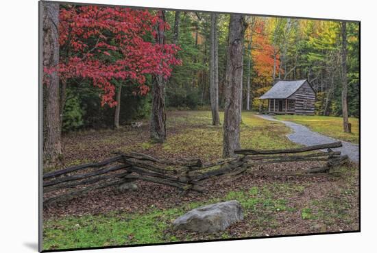 Smokies Cs Cabin-Galloimages Online-Mounted Photographic Print