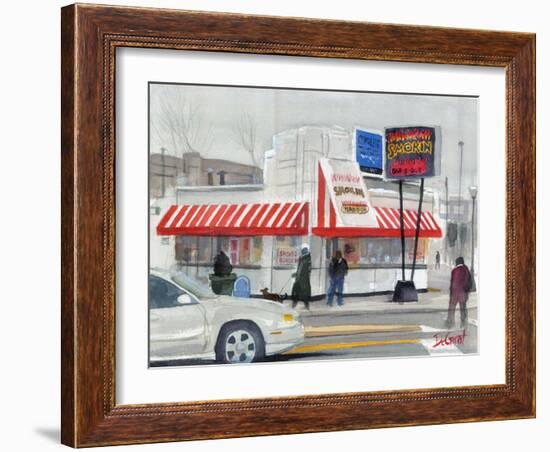 Smokin Bar-B-Que-Gregg DeGroat-Framed Giclee Print