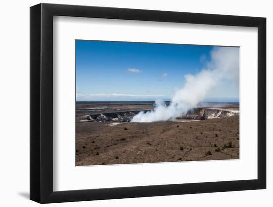 Smoking Kilauea Summit Lava Lake in the Hawaii Volcanoes National Park-Michael Runkel-Framed Photographic Print