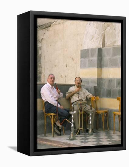 Smoking Water Pipes, Damascus, Syria, Middle East-Alison Wright-Framed Premier Image Canvas