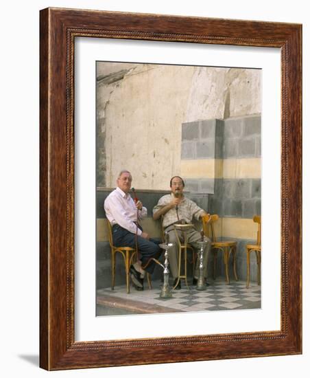 Smoking Water Pipes, Damascus, Syria, Middle East-Alison Wright-Framed Photographic Print