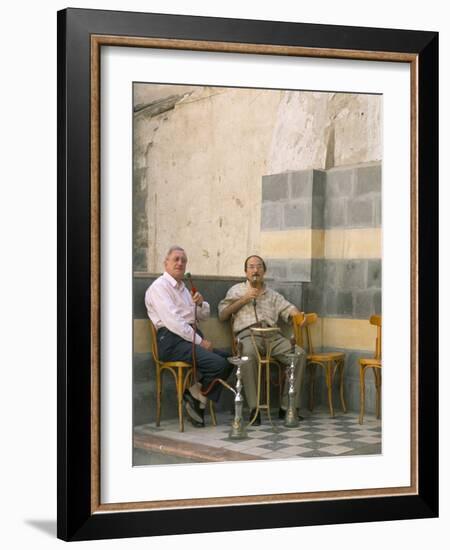 Smoking Water Pipes, Damascus, Syria, Middle East-Alison Wright-Framed Photographic Print