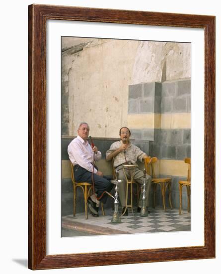 Smoking Water Pipes, Damascus, Syria, Middle East-Alison Wright-Framed Photographic Print