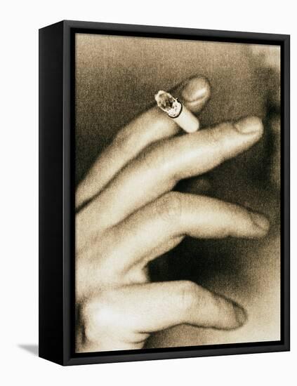 Smoking-Cristina-Framed Premier Image Canvas