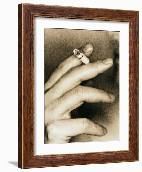 Smoking-Cristina-Framed Photographic Print