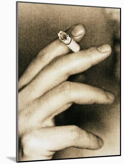 Smoking-Cristina-Mounted Photographic Print