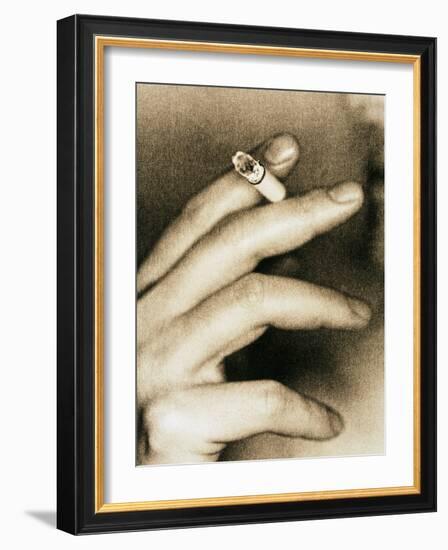 Smoking-Cristina-Framed Photographic Print