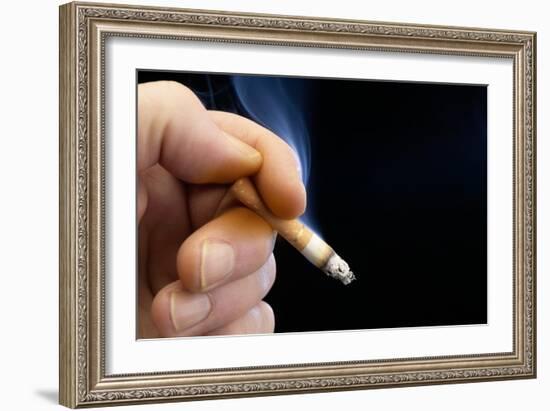 Smoking-Mark Sykes-Framed Photographic Print