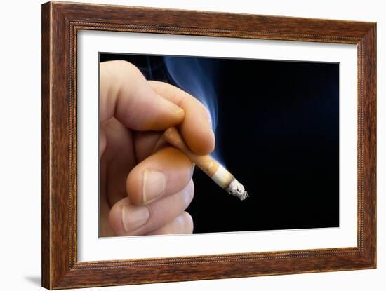 Smoking-Mark Sykes-Framed Photographic Print