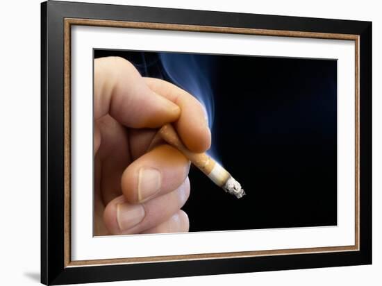 Smoking-Mark Sykes-Framed Photographic Print