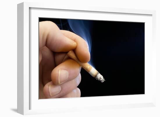 Smoking-Mark Sykes-Framed Photographic Print