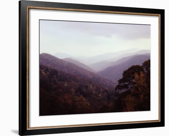 Smoky Mountains in the Mist-Rick Barrentine-Framed Photographic Print