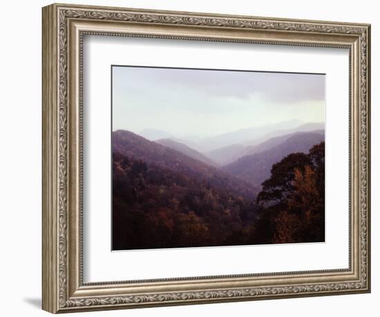 Smoky Mountains in the Mist-Rick Barrentine-Framed Photographic Print